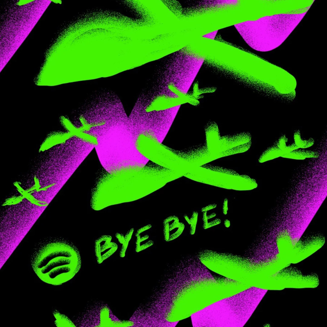 bye bye spotify Tv Dust